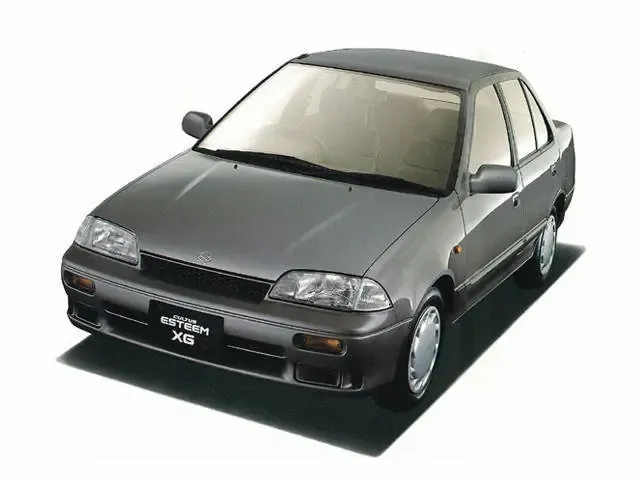 Suzuki Cultus рестайлинг 1991, седан, 2 поколение (07.1991 - 01.1995)