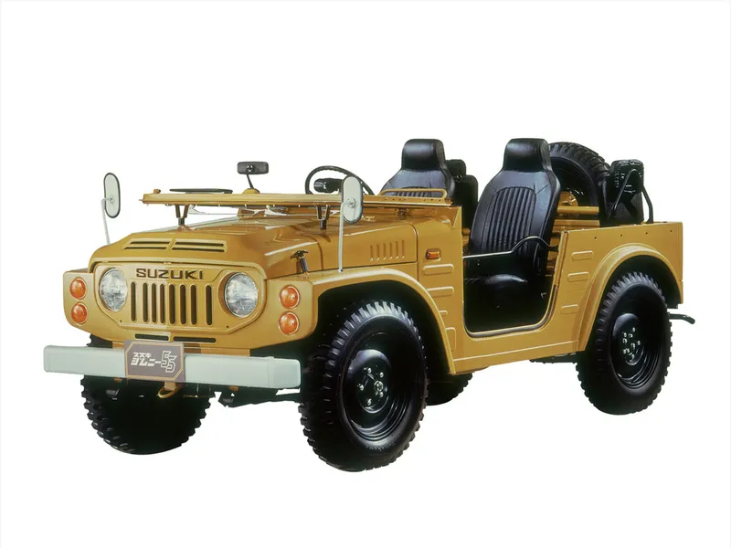 Suzuki Jimny 2-й рестайлинг 1976, открытый кузов, 1 поколение (06.1976 - 10.1978)