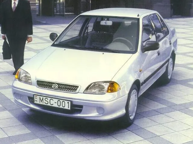 Suzuki Swift 2-й рестайлинг 2000, седан, 2 поколение (03.2000 - 02.2004)