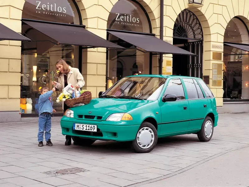 Suzuki Swift рестайлинг 1995, хэтчбек 5 дв., 2 поколение (03.1995 - 02.2000)