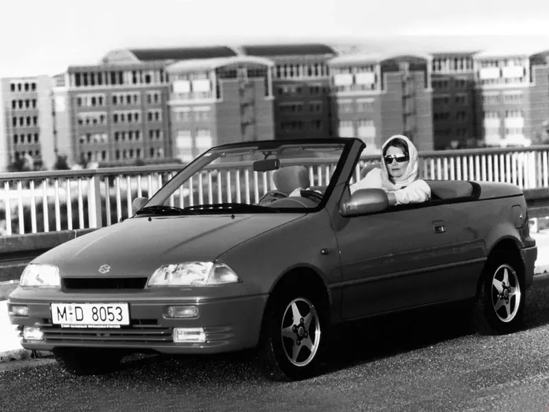 Suzuki Swift 1989, открытый кузов, 2 поколение (01.1989 - 02.1995)