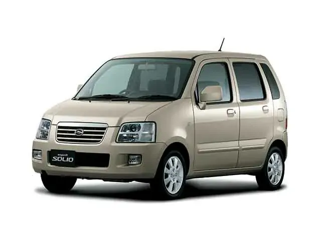 Suzuki Wagon R Solio рестайлинг 2002, хэтчбек 5 дв., 2 поколение (06.2002 - 07.2005)