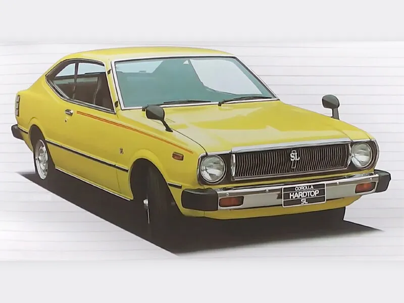 Toyota Corolla 2-й рестайлинг 1978, купе, 3 поколение, E50 (05.1978 - 02.1979)
