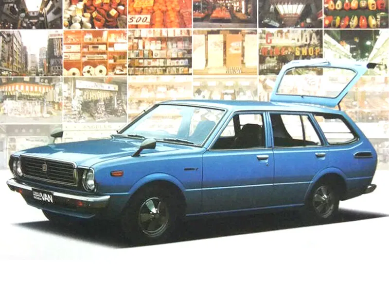 Toyota Corolla рестайлинг 1977, универсал, 3 поколение, E30 (01.1977 - 04.1978)