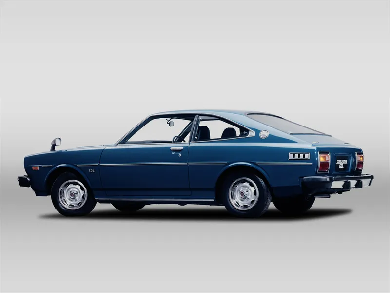 Toyota Corolla рестайлинг 1977, купе, 3 поколение, E50 (01.1977 - 02.1979)