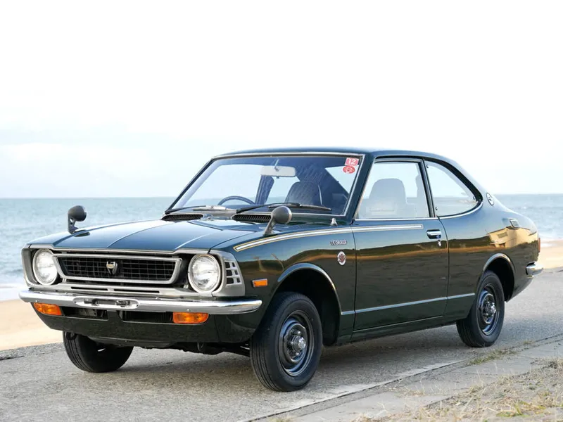 Toyota Corolla 2-й рестайлинг 1972, купе, 2 поколение, E20 (08.1972 - 01.1977)