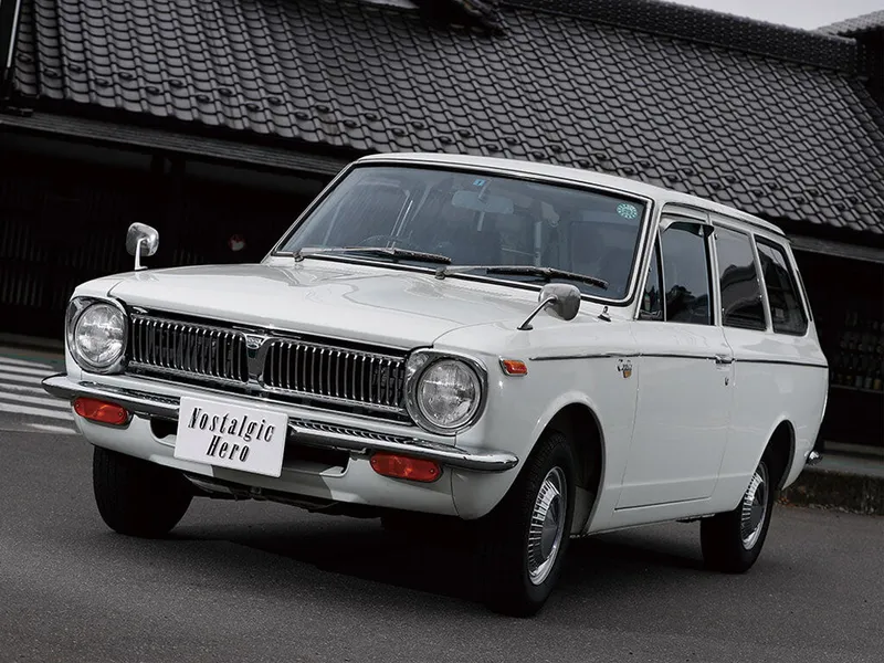 Toyota Corolla рестайлинг 1969, универсал, 1 поколение, E10 (02.1969 - 04.1970)