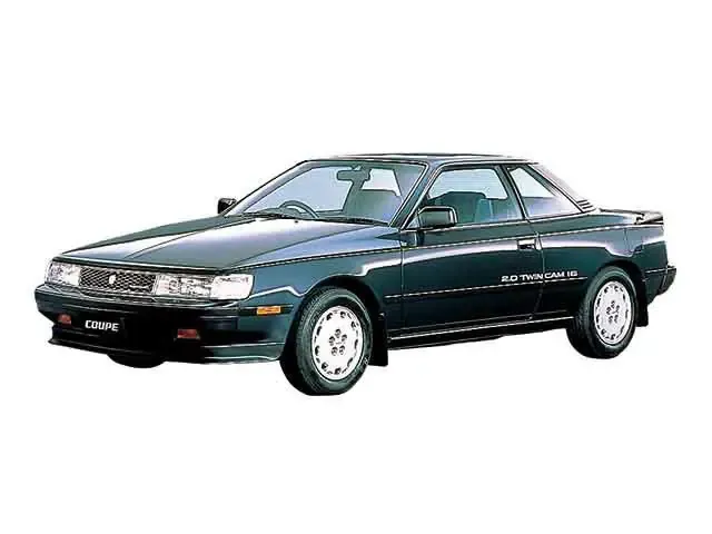 Toyota Corona рестайлинг 1987, купе, 8 поколение, T160 (08.1987 - 08.1989)