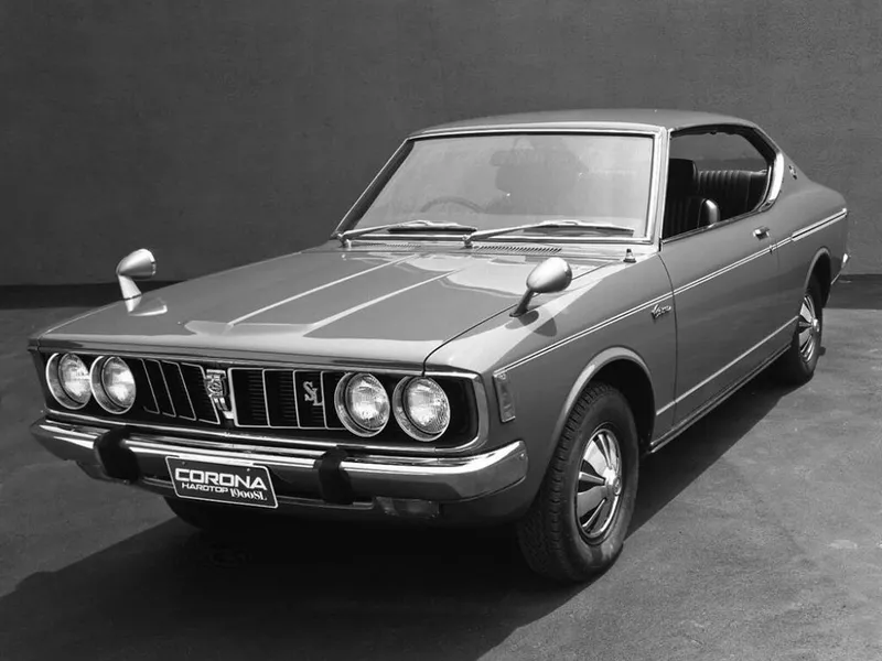 Toyota Corona рестайлинг 1971, купе, 4 поколение, T90 (08.1971 - 07.1972)