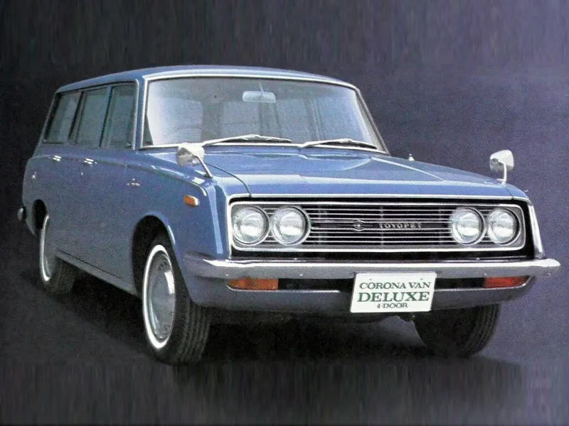 Toyota Corona 2-й рестайлинг 1967, универсал, 3 поколение (06.1967 - 01.1970)