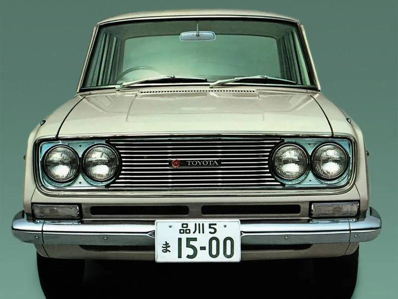 Toyota Corona рестайлинг 1966, седан, 3 поколение, T40 (06.1966 - 05.1967)