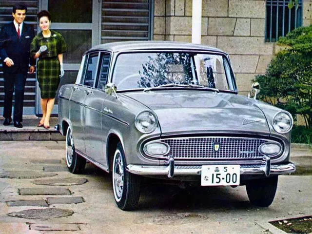 Toyota Corona рестайлинг 1963, седан, 2 поколение, T20 (05.1963 - 08.1964)