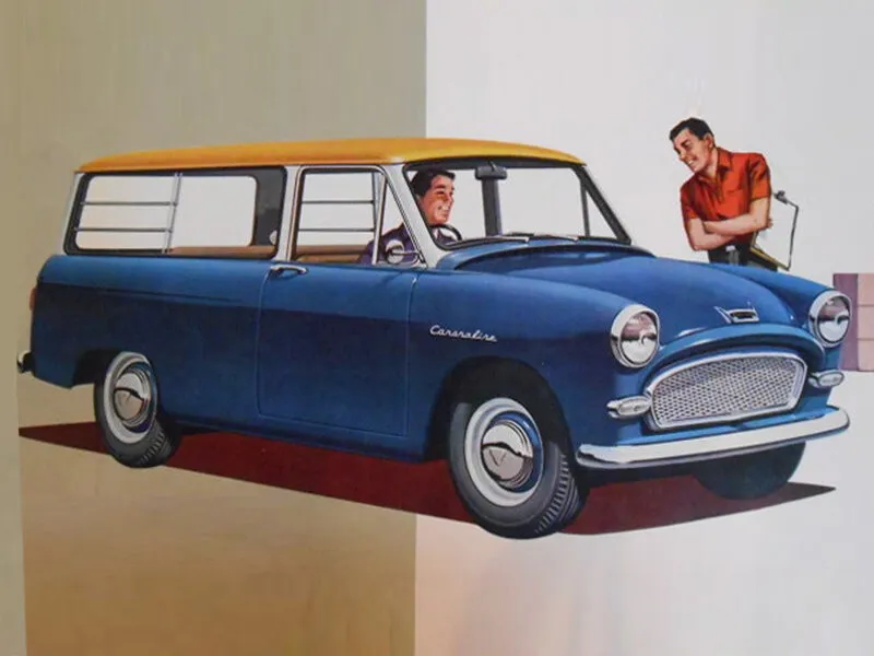 Toyota Corona 2-й рестайлинг 1959, универсал, 1 поколение, T10 (10.1959 - 03.1960)