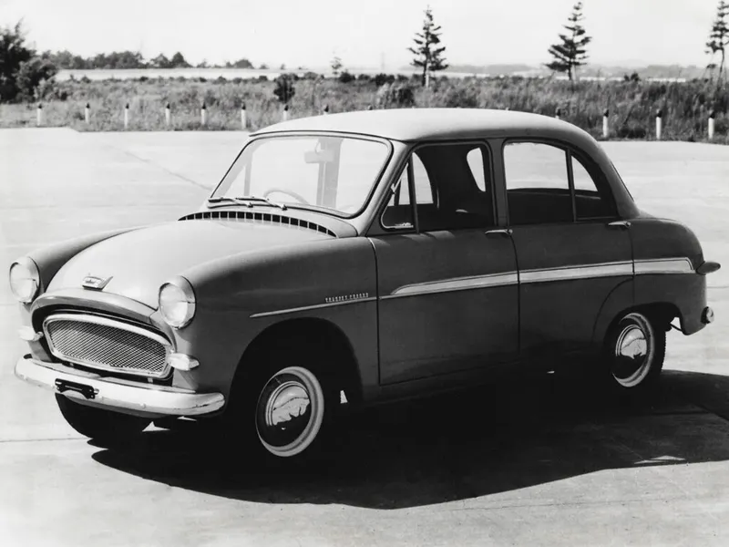 Toyota Corona 2-й рестайлинг 1959, седан, 1 поколение, T10 (10.1959 - 03.1960)