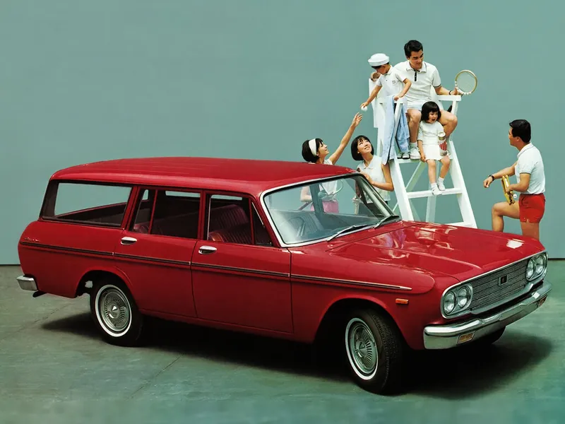 Toyota Crown рестайлинг 1965, универсал, 2 поколение, S40 (07.1965 - 08.1967)