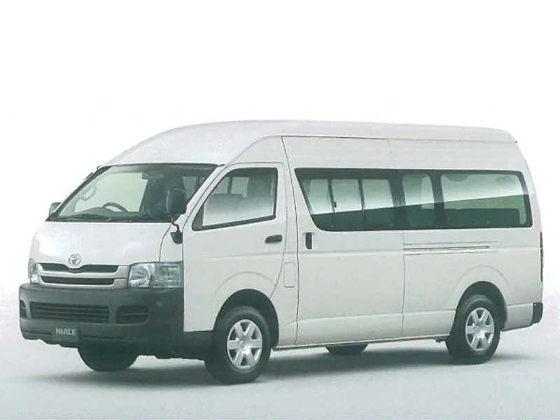 Toyota Hiace рестайлинг 2007, автобус, 5 поколение, H200 (08.2007 - 06.2010)