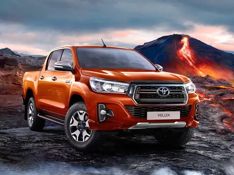 Toyota Hilux рестайлинг 2017, пикап, 8 поколение, AN120 (11.2017 - 07.2020)