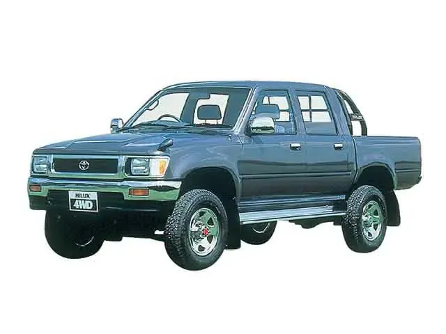 Toyota Hilux рестайлинг 1991, пикап, 5 поколение, N80, N90, N100, N110, N120, N130 (08.1991 - 07.1994)