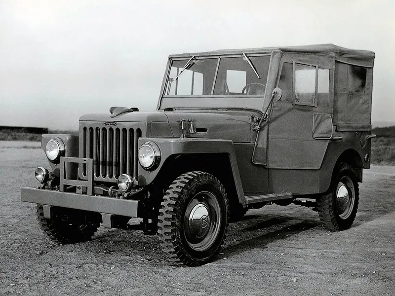 Toyota Land Cruiser 1954, открытый кузов, 1 поколение, BJ/FJ (06.1954 - 07.1955)