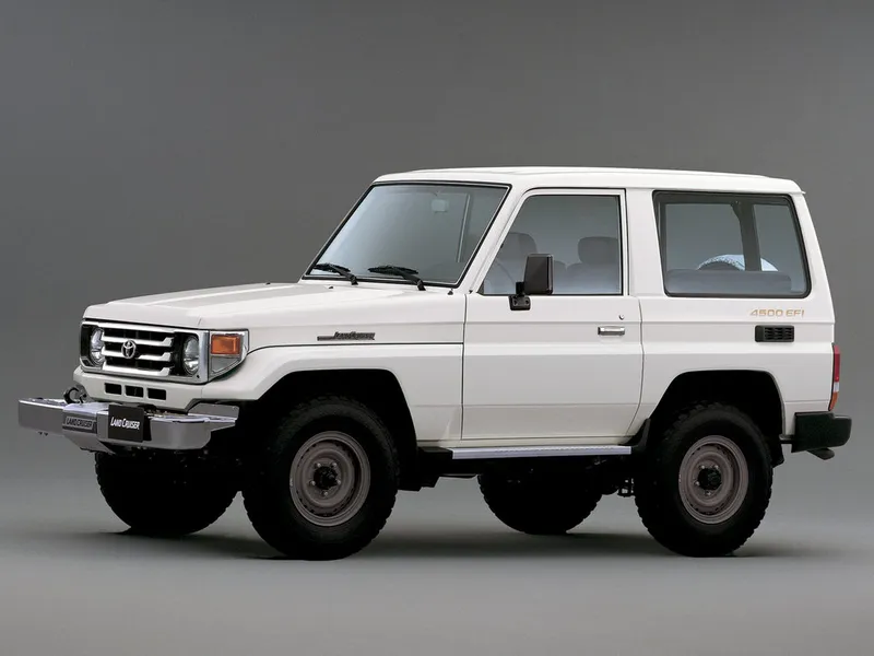 Toyota Land Cruiser 2-й рестайлинг 1999, джип/suv 3 дв., 8 поколение, J70 (08.1999 - 01.2007)