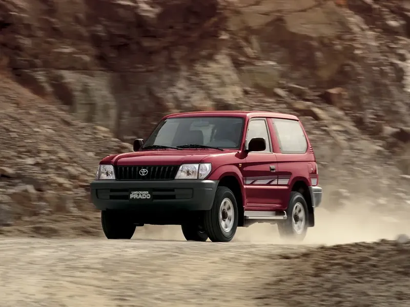 Toyota Land Cruiser Prado рестайлинг 1999, джип/suv 3 дв., 2 поколение, J90 (06.1999 - 08.2002)