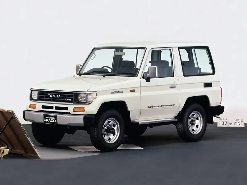 Toyota Land Cruiser Prado 1989, джип/suv 3 дв., 1 поколение, J70 (10.1989 - 04.1993)