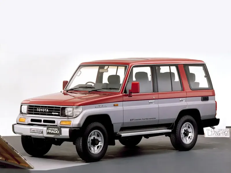 Toyota Land Cruiser Prado 1989, джип/suv 5 дв., 1 поколение, J70 (10.1989 - 04.1993)