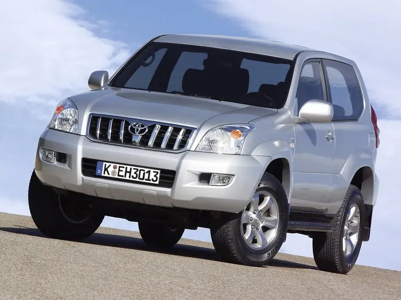 Toyota Land Cruiser Prado 2002, джип/suv 3 дв., 3 поколение, J120 (01.2002 - 12.2009)