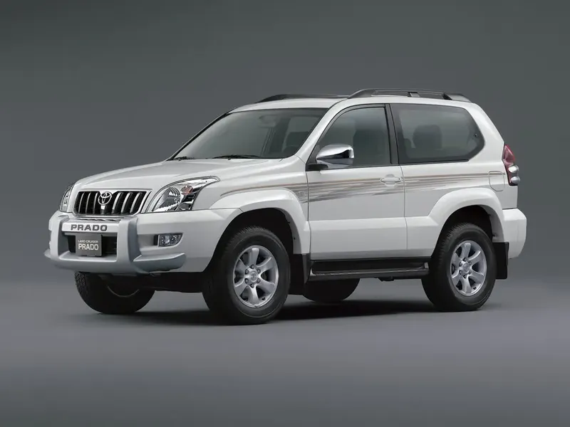 Toyota Land Cruiser Prado 2002, джип/suv 3 дв., 3 поколение, J120 (01.2002 - 10.2009)