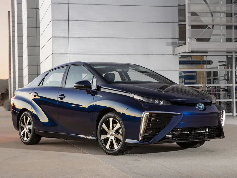 Toyota Mirai 2014, седан, 1 поколение, JPD10 (11.2014 - 11.2020)
