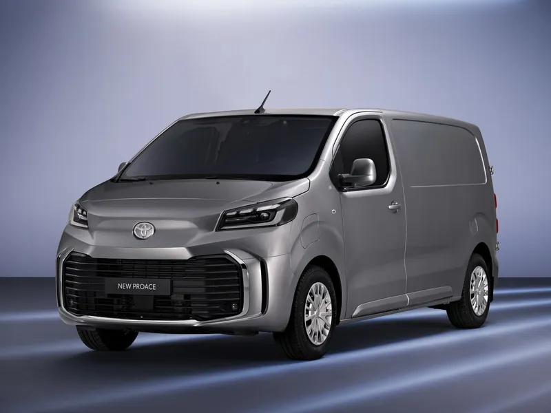 Toyota Proace рестайлинг 2023, цельнометаллический фургон, 2 поколение (10.2023 - н.в.)