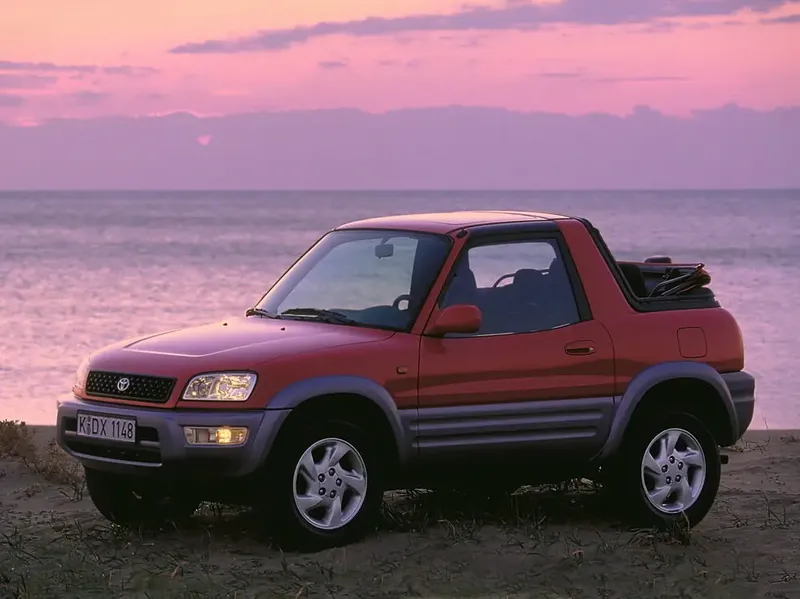 Toyota RAV4 рестайлинг 1997, открытый кузов, 1 поколение, XA10 (09.1997 - 06.1999)
