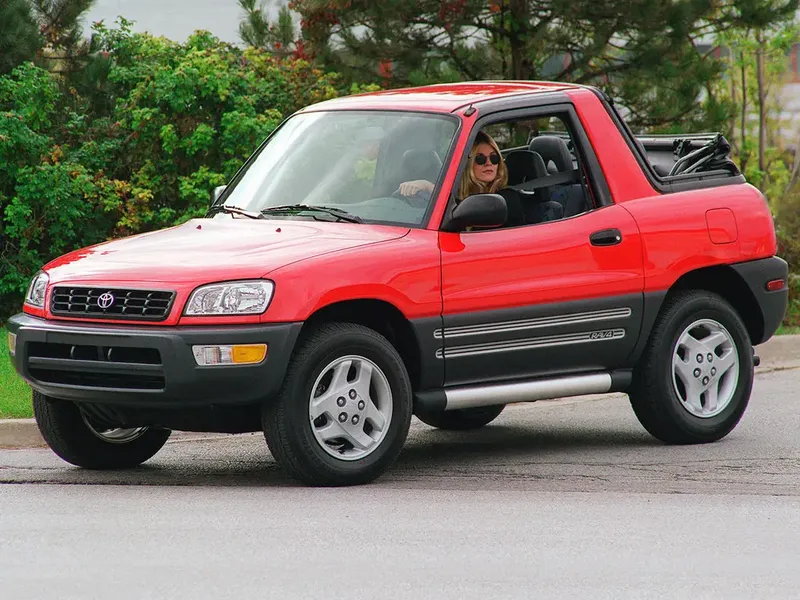 Toyota RAV4 рестайлинг 1997, открытый кузов, 1 поколение, XA10 (09.1997 - 07.1999)