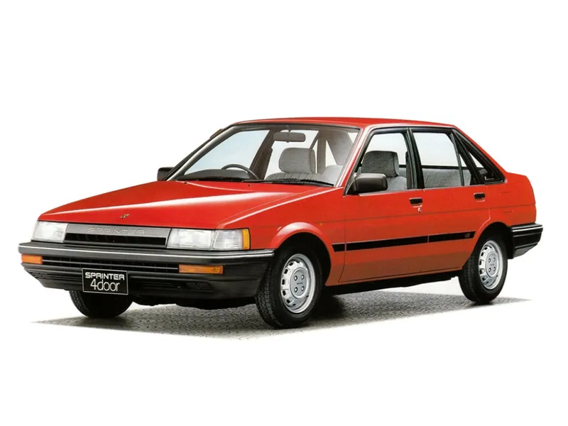 Toyota Sprinter рестайлинг 1985, седан, 5 поколение, E80 (05.1985 - 04.1987)