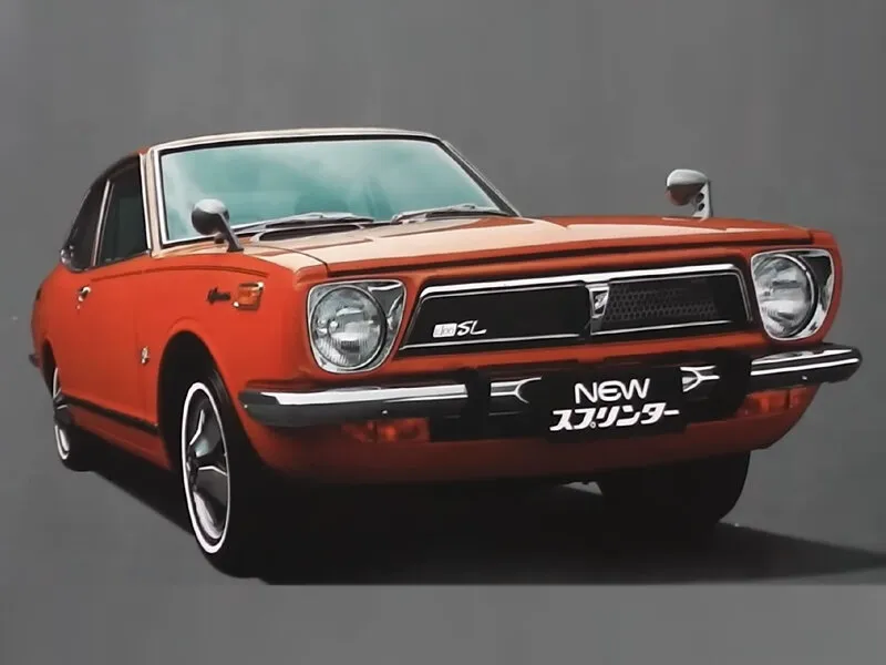 Toyota Sprinter 2-й рестайлинг 1972, купе, 2 поколение, E20 (08.1972 - 03.1974)