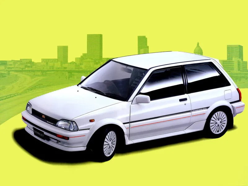 Toyota Starlet рестайлинг 1987, хэтчбек 3 дв., 3 поколение, P70 (01.1987 - 11.1989)