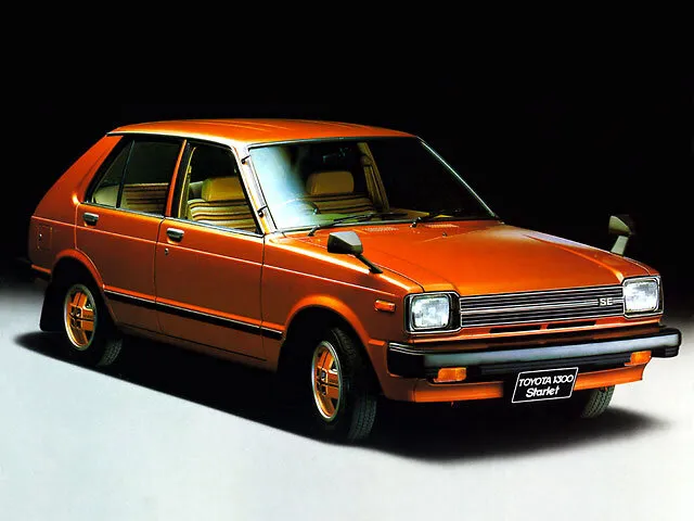 Toyota Starlet рестайлинг 1980, хэтчбек 5 дв., 2 поколение, P60 (05.1980 - 07.1982)