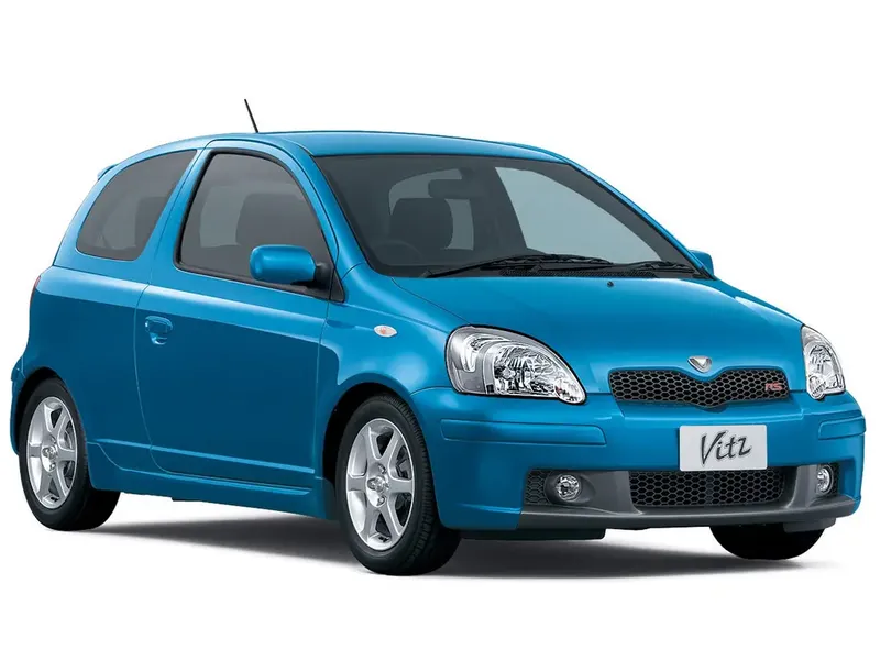 Toyota Vitz рестайлинг 2001, хэтчбек 3 дв., 1 поколение, XP10 (12.2001 - 01.2005)