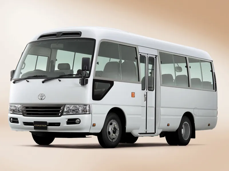 Toyota Coaster 2-й рестайлинг 2007, автобус, 3 поколение, B40, B50 (01.2007 - 11.2016)