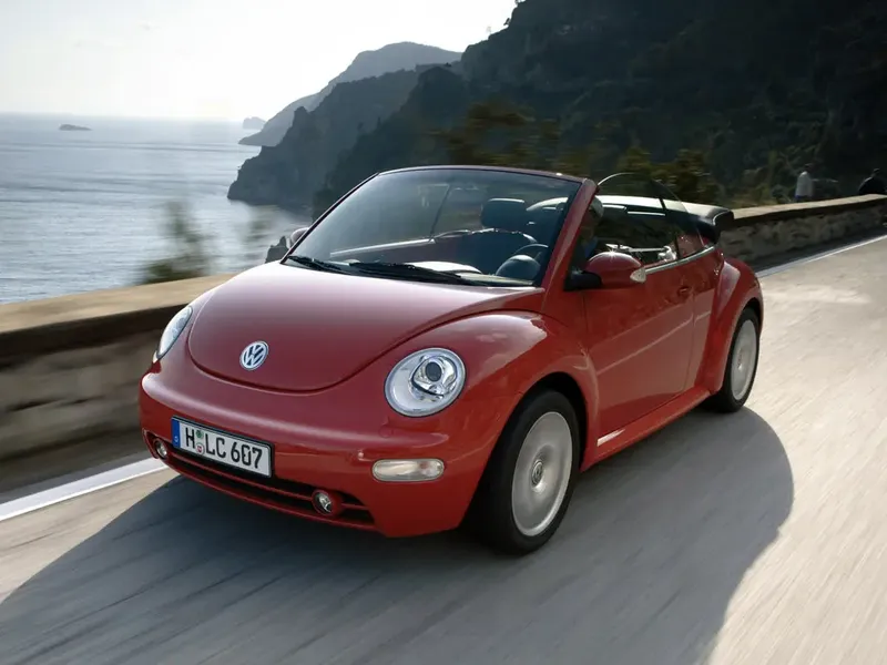 Volkswagen Beetle 2002, открытый кузов, 1 поколение, A4 (10.2002 - 08.2005)