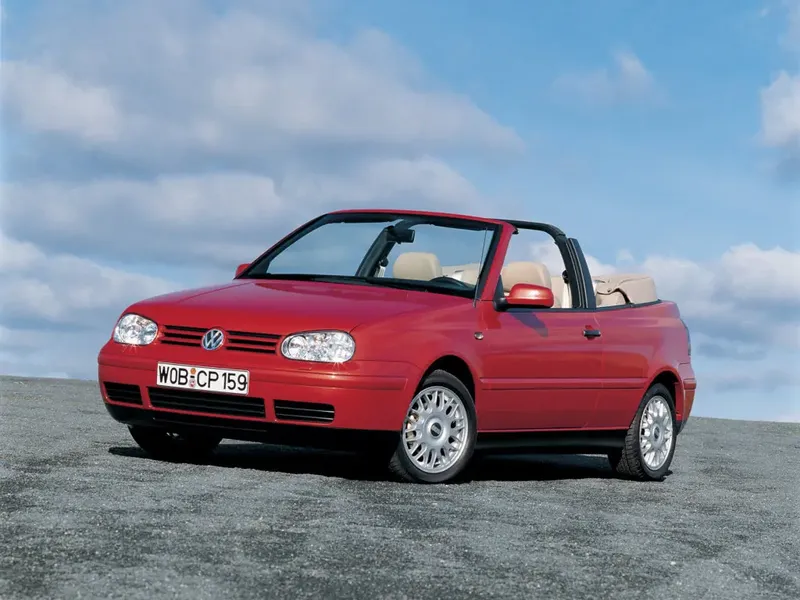 Volkswagen Golf рестайлинг 1998, открытый кузов, 3 поколение, Mk3 (04.1998 - 06.2002)