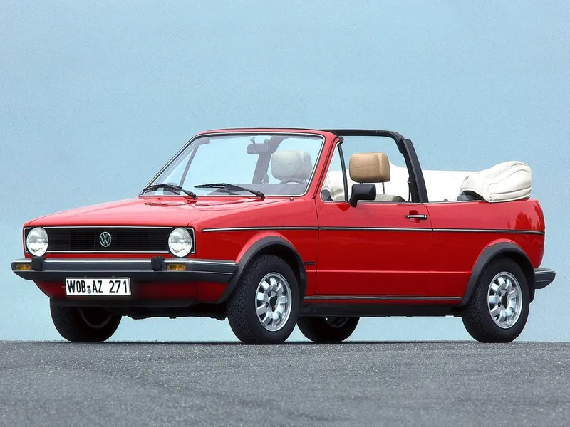 Volkswagen Golf рестайлинг 1979, открытый кузов, 1 поколение, Mk1 (02.1979 - 04.1987)