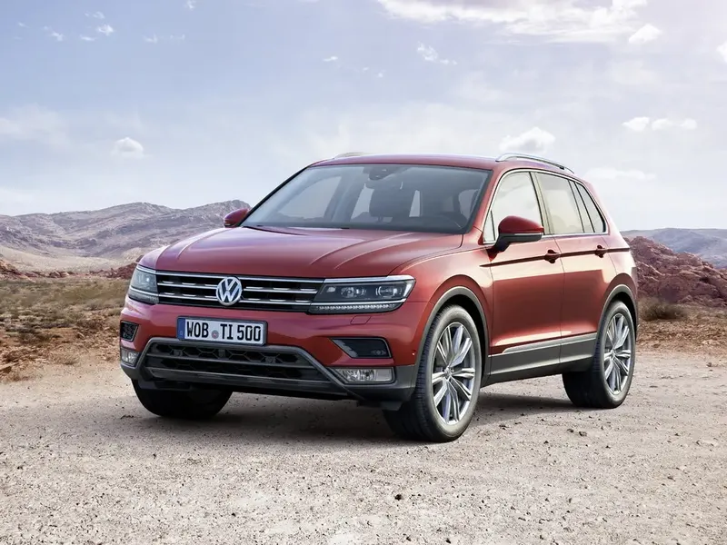 Volkswagen Tiguan 2016, джип/suv 5 дв., 2 поколение, Mk 2 (01.2016 - 01.2021)