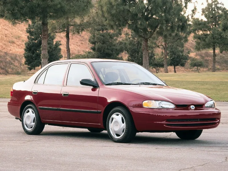 Chevrolet Prizm 1997, седан, 3 поколение, E110 (08.1997 - 07.2001)