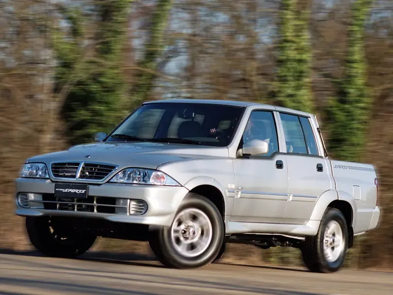 SsangYong Musso Sports 2002, пикап, 1 поколение, Р100 (09.2002 - 04.2006)