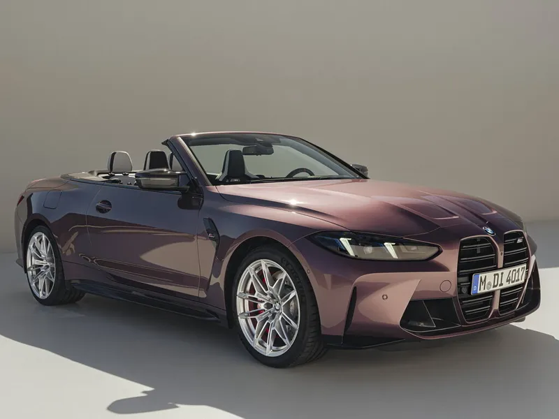 BMW M4 рестайлинг 2024, открытый кузов, 2 поколение, G83 (01.2024 - н.в.)
