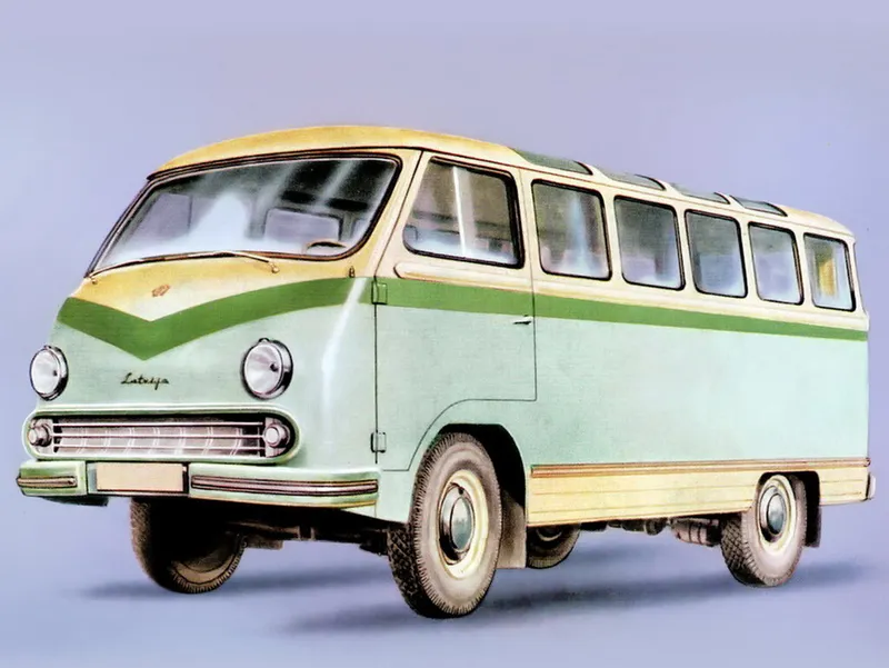 РАФ 977 рестайлинг 1962, автобус, 1 поколение (05.1962 - 04.1968)