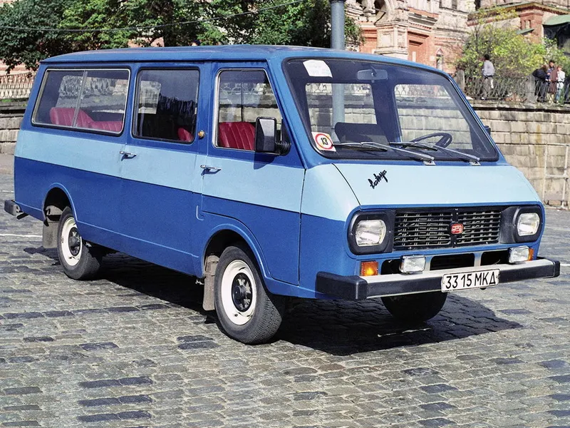 РАФ 2203 рестайлинг 1987, автобус, 1 поколение, 2203 (07.1987 - 06.1994)