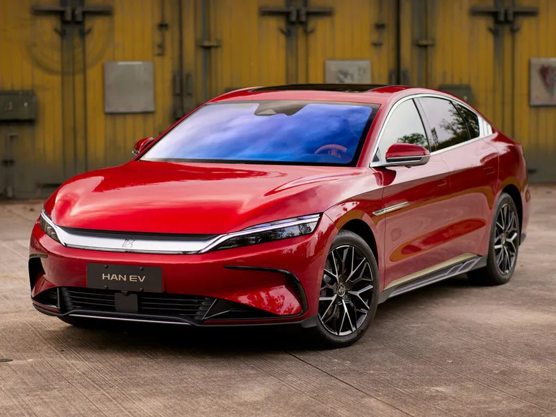 BYD Han рестайлинг 2022, седан, 1 поколение, EV (04.2022 - н.в.)
