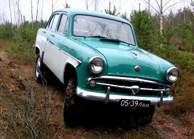 Москвич 410 рестайлинг 1958, седан, 1 поколение (01.1958 - 09.1960)